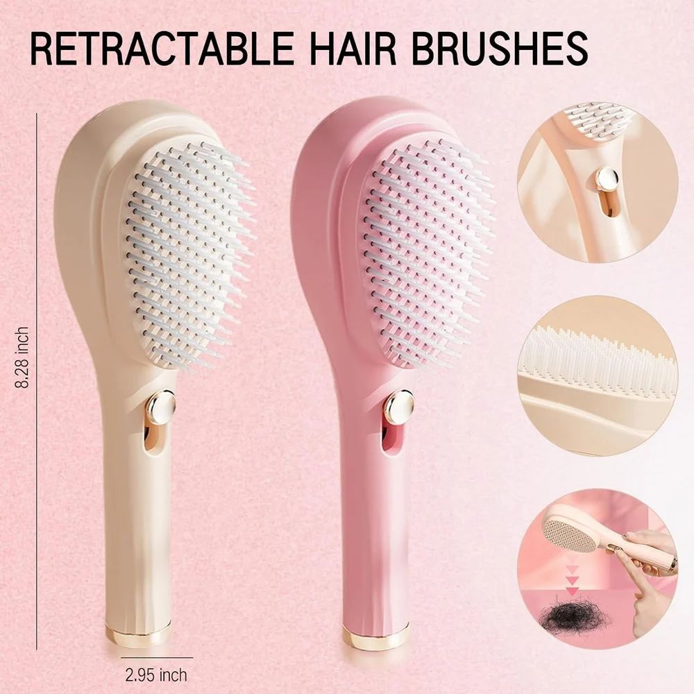 Self-Clean Hair Brush