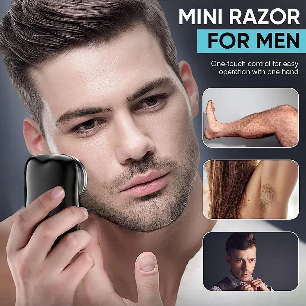 Mini Pocket Fashion Shaver For Men (Battery Powered)